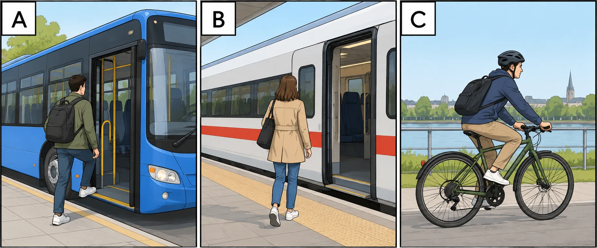 B1 Listening Part 1 picture options for question 1